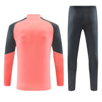 Real Madrid Half Zip Pink&Grey Training Tracksuit Set 2026-27