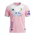 Real Oviedo Away Jersey 2026-27 | adidas Pink Football Shirt