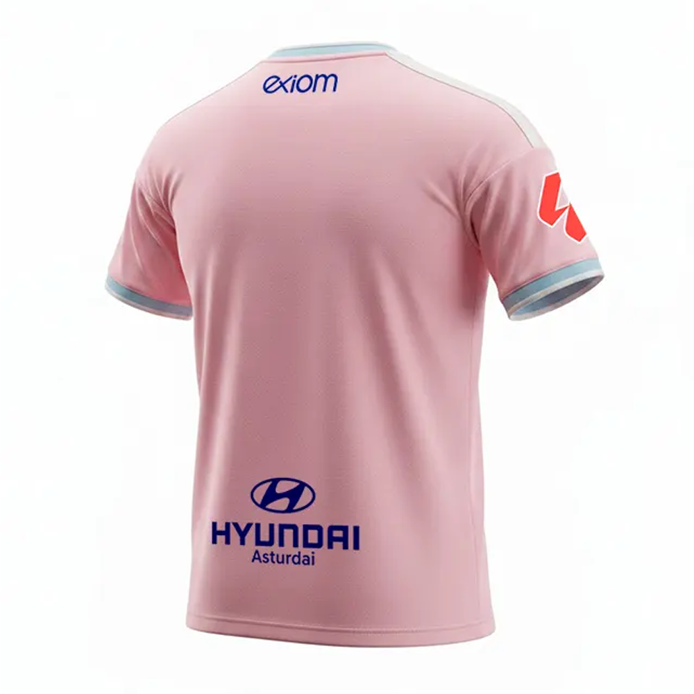 Real Oviedo Away Jersey 2026-27 | adidas Pink Football Shirt