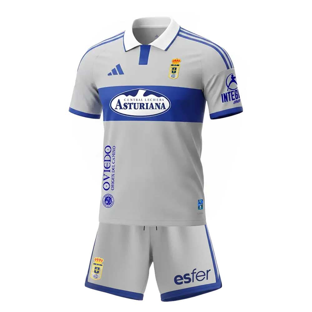 Real Oviedo Third Kids Kit 2026-27 | adidas Youth Football Jersey