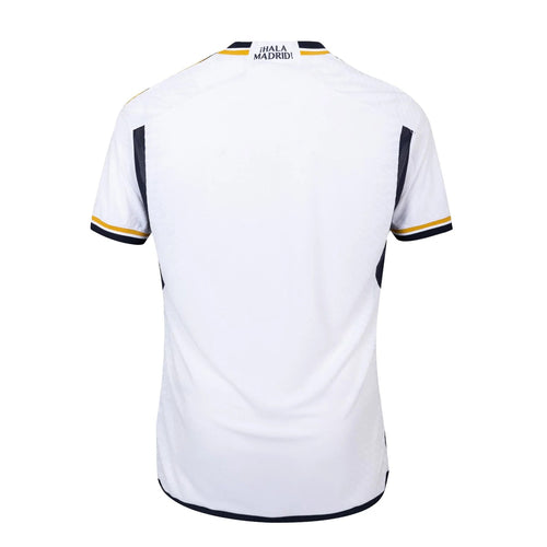 2023-24 adidas Real Madrid Home Football Shirt - White & Gold-Navy Trim Edition