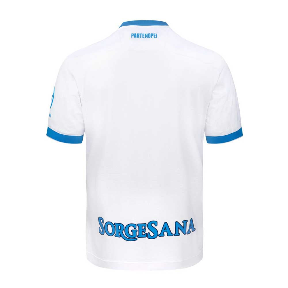 2026/27 Napoli Away Jersey | EA7 White & Sky Blue Soccer Shirt
