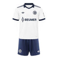 Schalke 04 Away Kids Kit 2026-27 | adidas White & Navy Youth Football Jersey & Shorts
