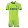 Schalke 04 Third Kids Kit 2026-27 | adidas Green & Royal Blue Youth Football Jersey & Shorts