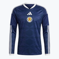 Scotland Home Long Sleeve Soccer Jersey 2026 | adidas Tartan Terriers Blue Football Shirt