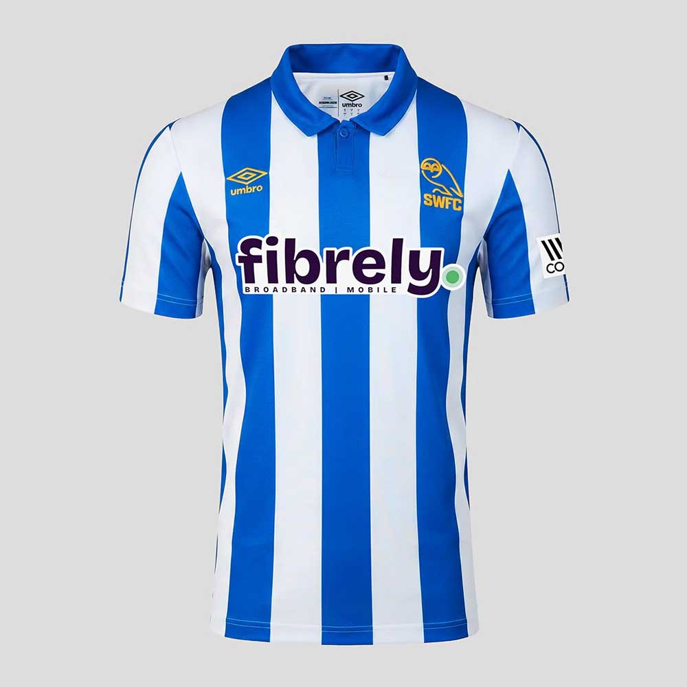 2026/27 Sheffield Wednesday Home Jersey | Umbro Blue & White Striped Kit