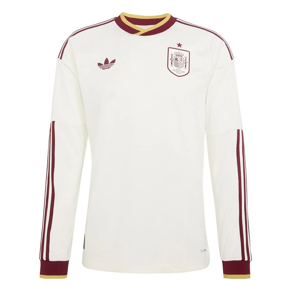 Spain Away Long Sleeve Soccer Jersey 2026 | Spain National Team Away Football Shirt