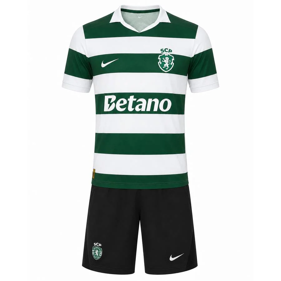 Sporting Lisbon Home Kids Kit 2026-27