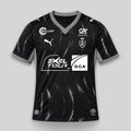 Stade de Reims Third Football Shirt 2026-27 | PUMA Black & Metallic Grey Racing Jersey
