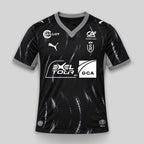 Stade de Reims Third Football Shirt 2026-27 | PUMA Black & Metallic Grey Racing Jersey