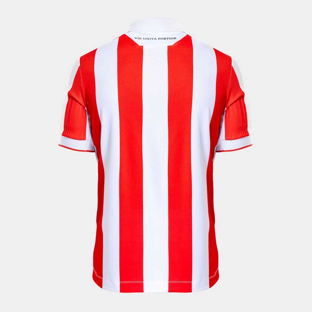 2026/27 Stoke City Home Jersey | Macron Red & White Striped Kit