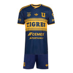 Tigres UANL Away Kids Kit 2026-27 | adidas Navy & Gold Youth Football Jersey & Shorts