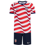 USA Home Kids Kit 2026 | USMNT National Team Youth Football Jersey & Shorts