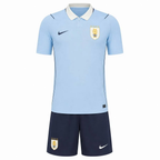 Uruguay Home Kids Kit 2026 | Uruguay National Team Youth Football Jersey & Shorts