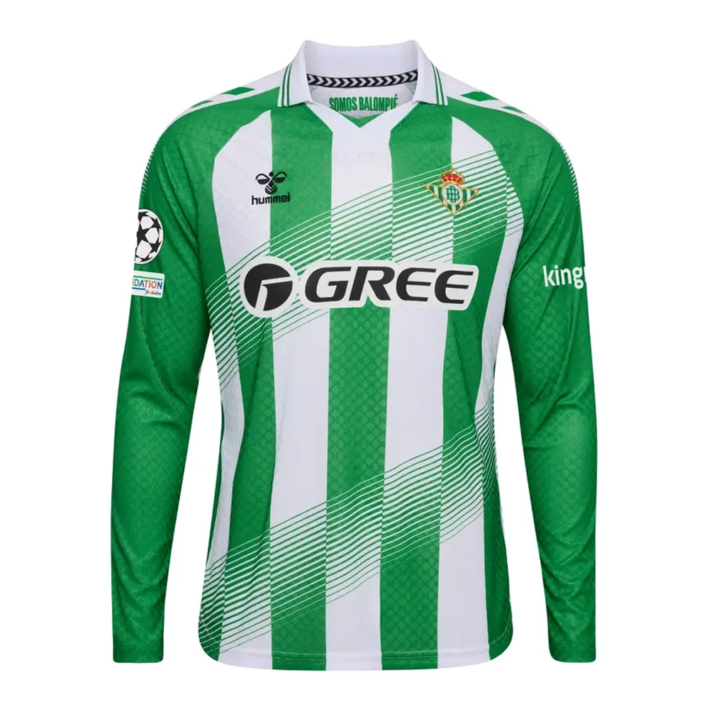 Real Betis Home Long Sleeve Football Shirt 2026-27 | Real Betis Balompié Jersey